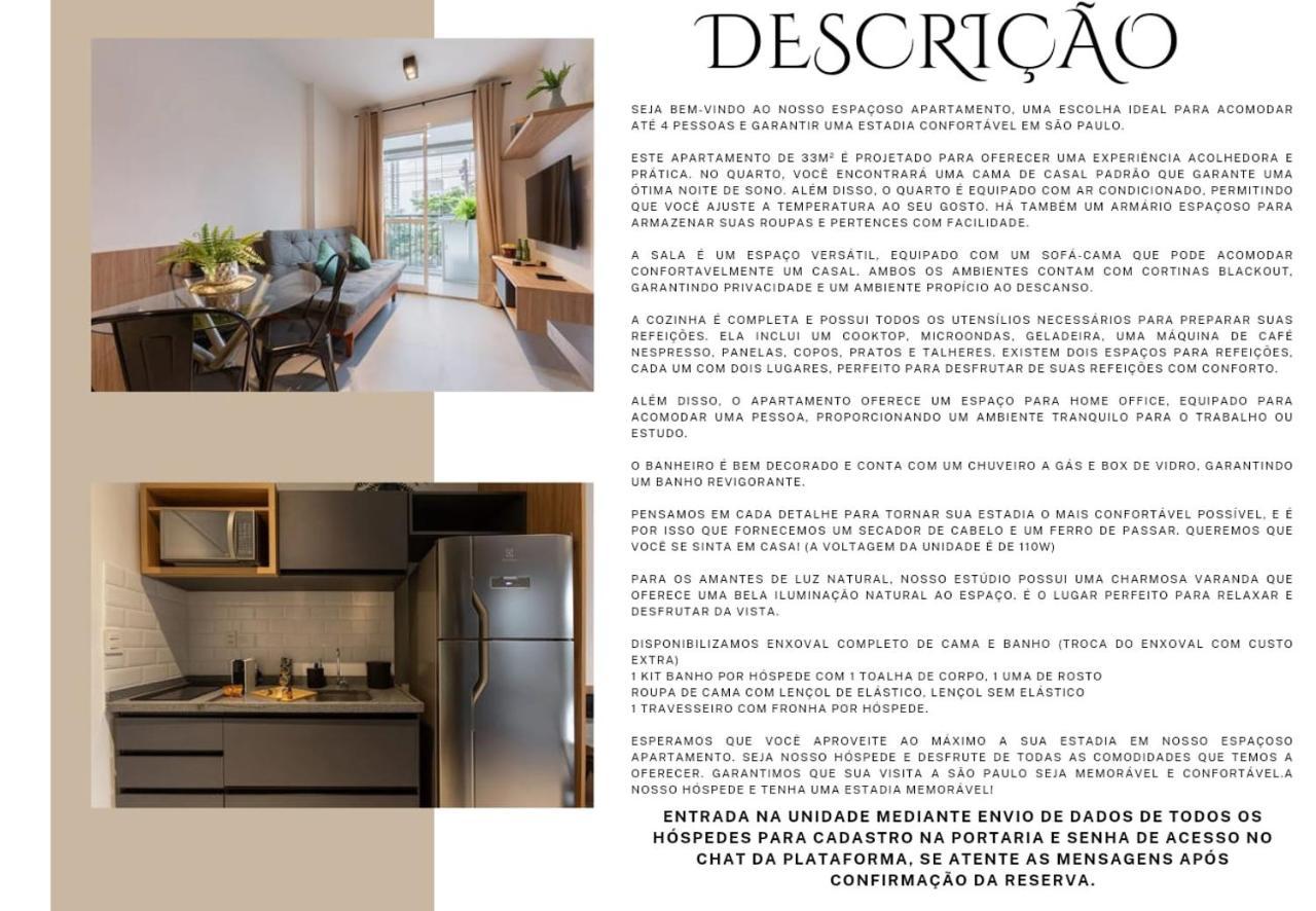 Apartment Easy Star - Lindo Apto De 1 Dorm. Na Mariana - Eo01h Sao Paulo